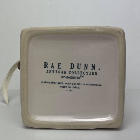 Rae Dunn Ceramic Salt Pig with Wooden Spoon - Picture 5 of 5